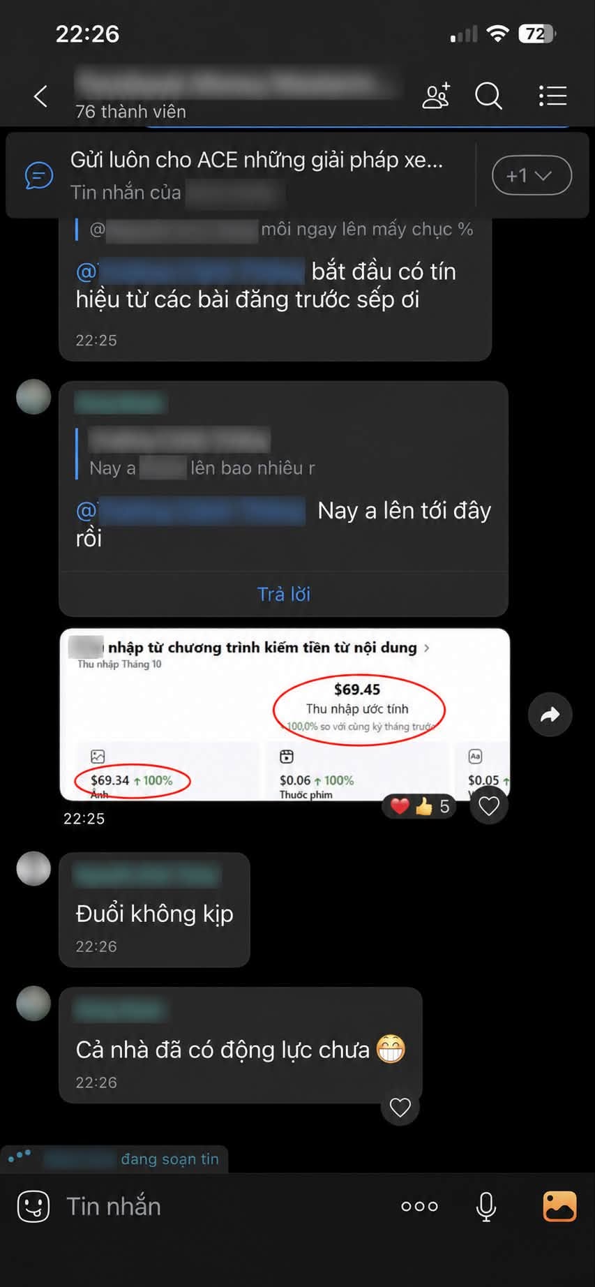 Phản hồi học viên 1